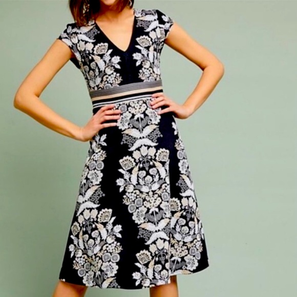 Anthropologie Dresses & Skirts - Anthropologie embroidered soirée dress